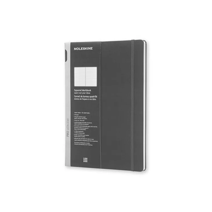Termék főképe Zápisník Moleskine Workbook - tvrdé desky A4, čtverečkovaný, černý