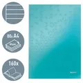 Notebook kemény táblákkal Leitz WOW A4, kék