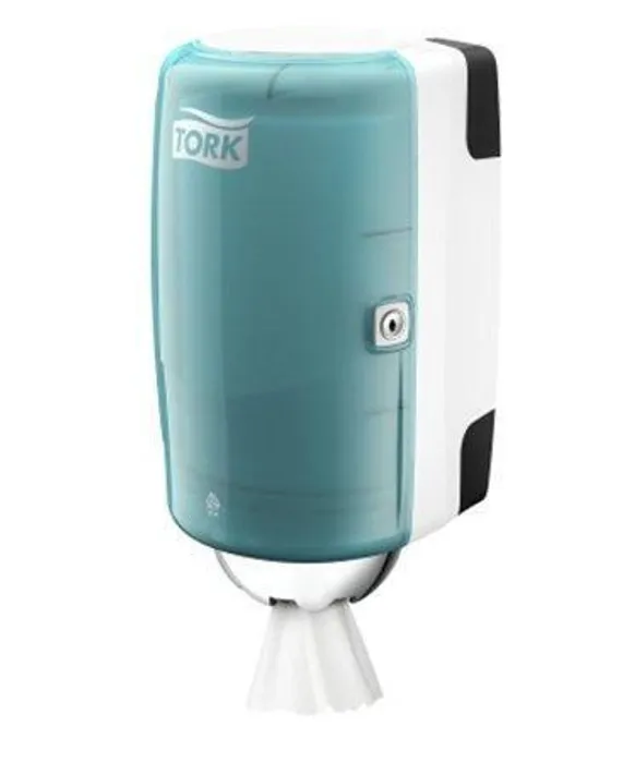 Termék főképe Zásobník na papírové ručníky v mini roli TORK 658000 tyrkys M1 [1 ks]