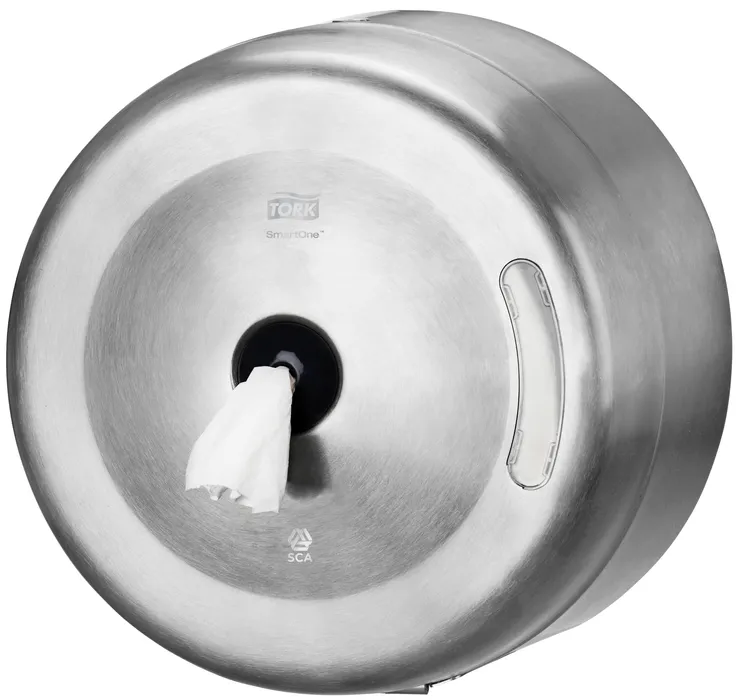 Termék főképe Zásobník TORK 472054 SmartOne na toaletní papír se středovým odvíjením nerez T8 [1 ks]