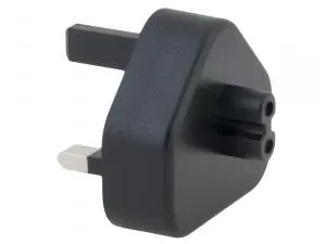 Aljzatcsatlakozó Type G (UK) USB-C töltőhöz, fekete
