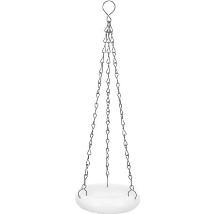 Termék főképe Závěsná keramická miska exteriérová, 100 ml/o 12 cm, bílá