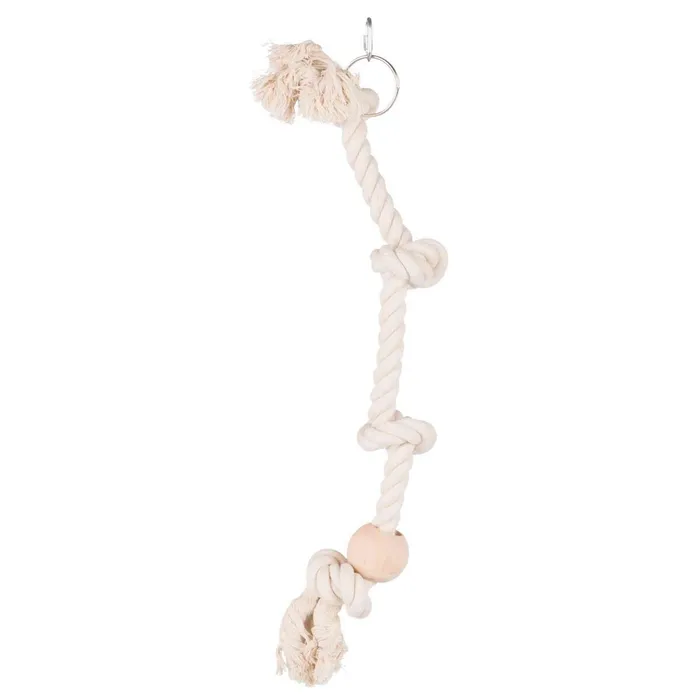 Termék főképe Závěsné bavlněné lano se 3 uzly 60cm/23mm