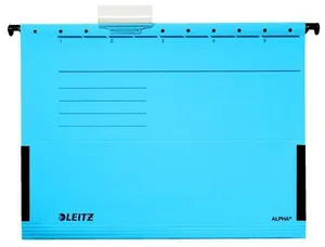 Leitz ALPHA® függesztőlapok oldalakkal, kék [25 db]