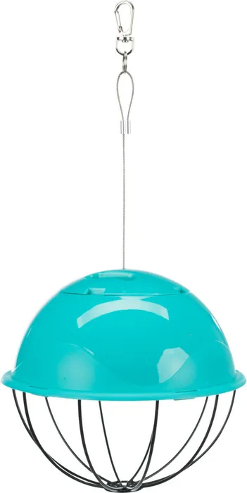 Termék főképe Závěsný míč na potravu napůl plastový/pletivo 16 cm