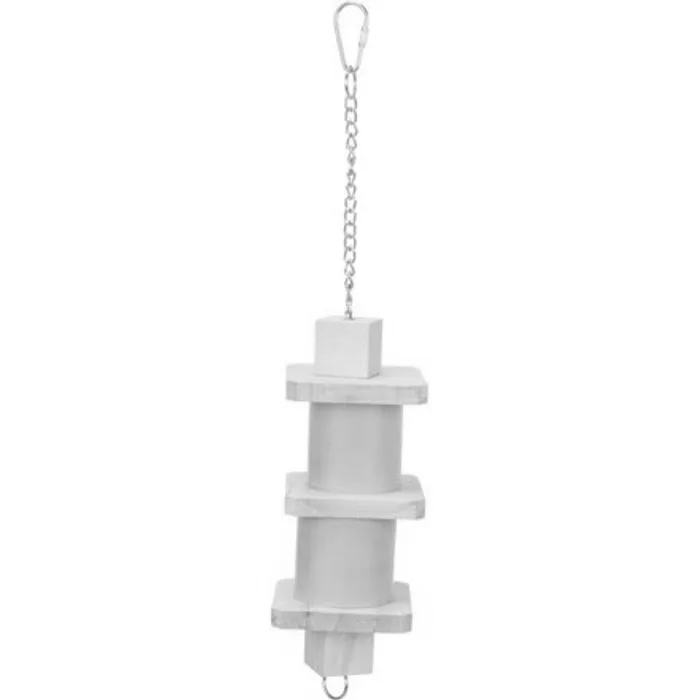 Termék főképe Závěsný systém na pamlsky pro papoušky, bambus/dřevo, 35cm