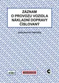 Következő termékkép Záznam o provozu vozidla nákladní dopravy A4 (stazka) číslovaný ET212