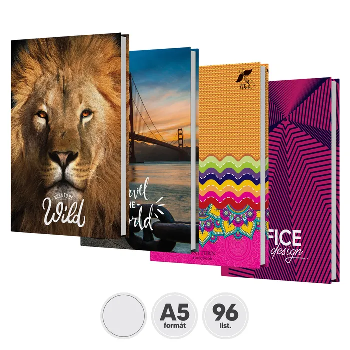 Termék főképe Záznamní kniha čistá/nelinkovaná A5 [96 listů]