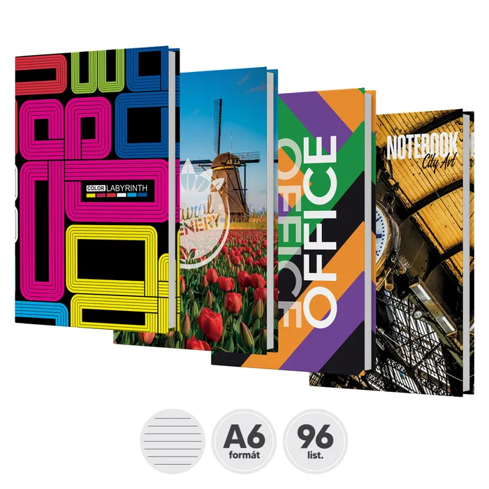 Termék főképe Záznamní kniha linkovaná A6 [96 listů]