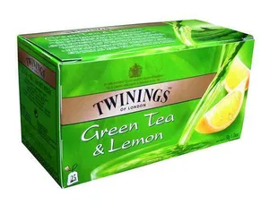 Zöld tea, citrom, 25x1,6 g, TWININGS