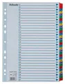 Megerősített karton regiszterek Esselte Mylar, A4, Színkeverék