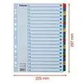 Következő termékkép Megerősített karton regiszterek Esselte Mylar, A4, Színkeverék