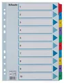 Megerősített karton regiszterek Esselte Mylar, A4, Színkeverék