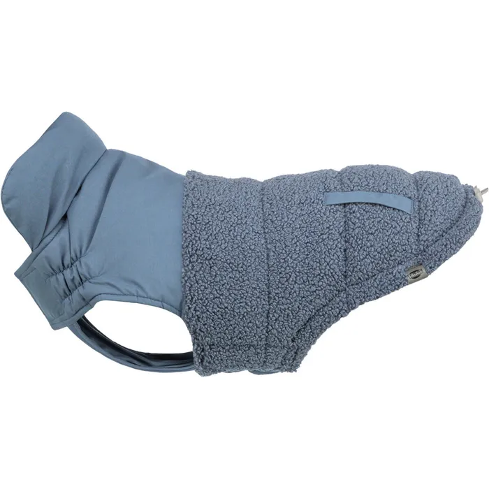 Termék főképe Zimní vesta AJOU s kožíškem, modráXS: 30cm, hruď: 40-46cm, krk: 34cm
