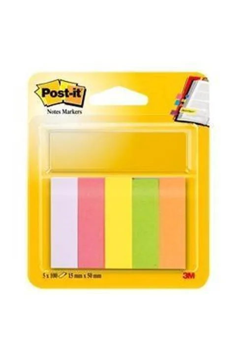 Termék főképe Značkovací proužky, 5x100 lístků, 15x50 mm, 3M POSTIT, mix barev