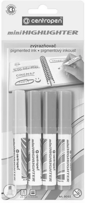 Termék főképe Zvýrazňovač 8052 MINI centropen sada 4 barvy