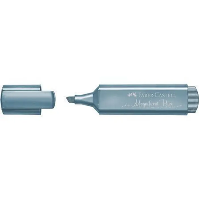 Termék főképe Zvýrazňovač Faber-Castell 154647 Textliner 46 Metallic metalický modrý