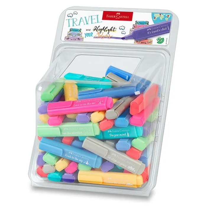 Termék főképe Zvýrazňovač Faber-Castell Textliner 1546 dóza, 100 ks