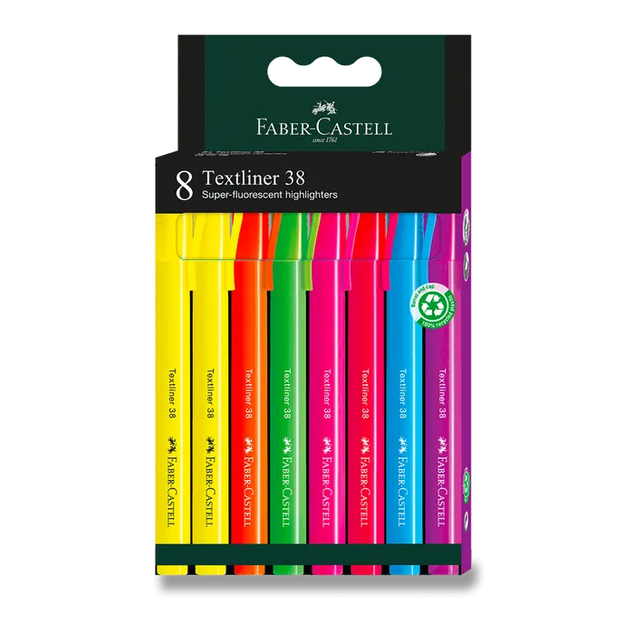 Termék főképe Zvýrazňovač Faber-Castell Textliner 38 sada 8 ks