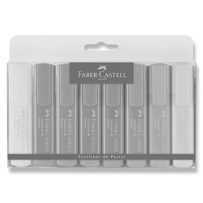 Termék főképe Zvýrazňovač Faber-Castell Textliner 46 8 kusů, pastelové