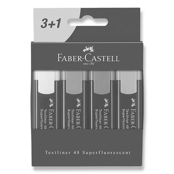 Termék főképe Zvýrazňovač Faber-Castell Textliner 48 4 kusy