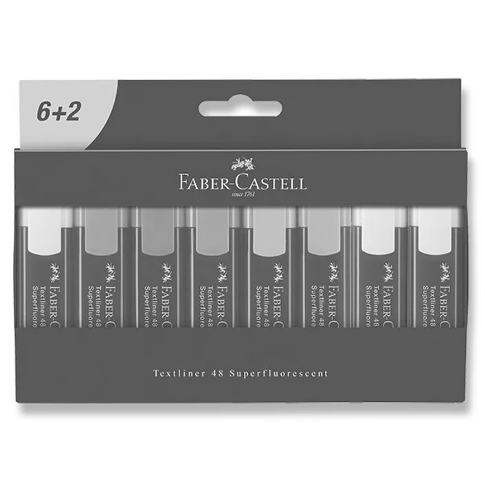 Termék főképe Zvýrazňovač Faber-Castell Textliner 48 8 kusů
