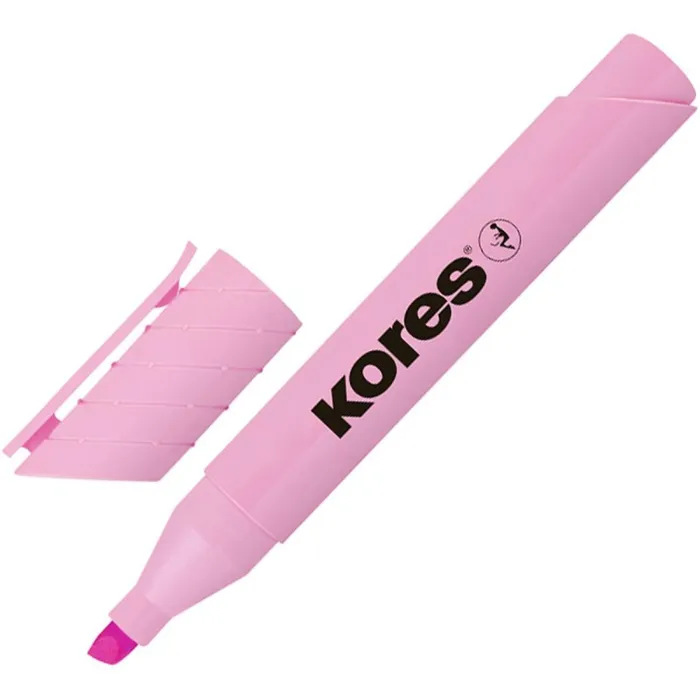 Termék főképe Zvýrazňovač Kores High Liner Plus Pastel růžový 0,5–5 mm