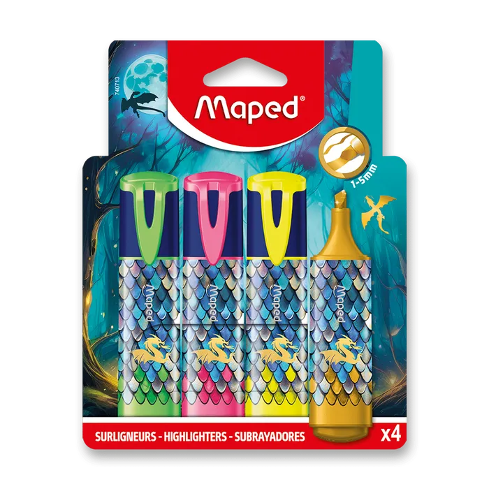 Termék főképe Zvýrazňovač Maped Dragon - 4 barvy