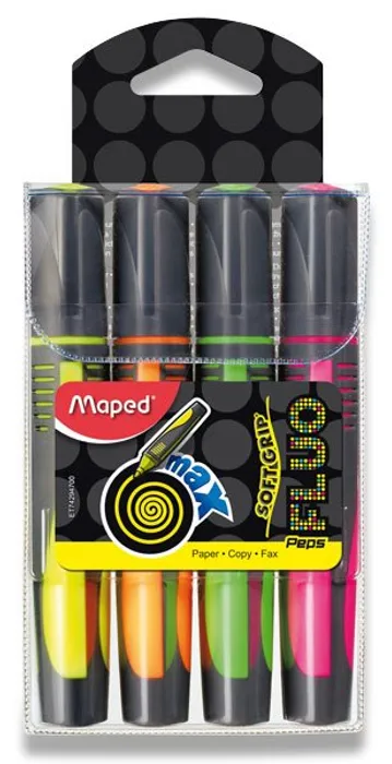 Termék főképe Zvýrazňovač Maped Fluo Peps Max souprava 4 ks
