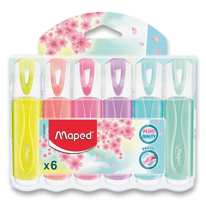Termék főképe Zvýrazňovač Maped Fluo Peps Pastel 6 ks