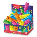 Maped Mini Fluo Kawai - aláírórúd, állvánnyal, 48 db