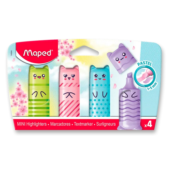 Termék főképe Zvýrazňovač Maped Pastel sada 4 barev
