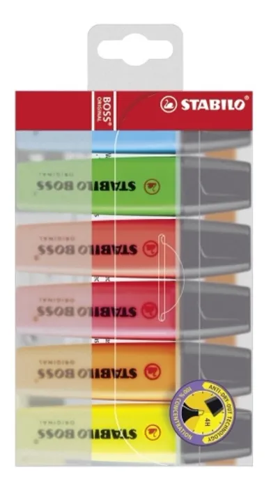 Termék főképe Zvýrazňovač STABILO BOSS ORIGINAL 6 ks sada - 70/6