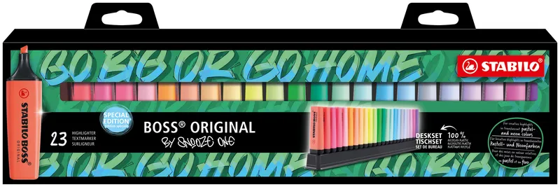 Termék főképe Zvýrazňovač STABILO BOSS ORIGINAL - Snooze One Edition 23 ks - 9 neon a 14 pastel barev