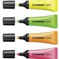 Következő termékkép STABILO NEON 4 db Háló (narancs, zöld, sárga, rózsaszín)