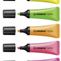 Következő termékkép STABILO NEON szövegkiemelő - 5 darabos szett - sárga, zöld, narancs, rózsaszín, bíbor