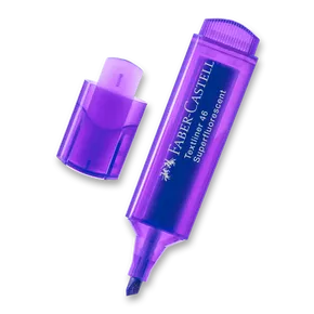Highlighter Textliner 1546 szuperfluoreszkáló, lila Faber Castell 154636
