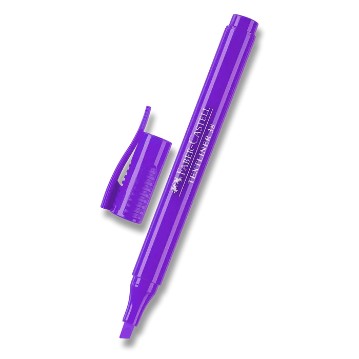 Termék főképe Zvýrazňovač Textliner 38 superfluorescenční, fialová Faber Castell 157736
