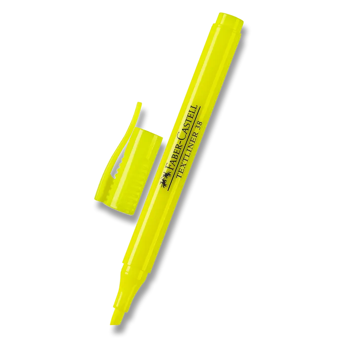 Termék főképe Zvýrazňovač Textliner 38 superfluorescenční, žlutá Faber Castell 157707