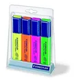szövegkiemelő "Textsurfer classic 364", 4 szín, 1-5mm, állványban, STAEDTLER