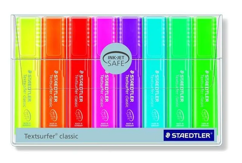 Termék főképe Zvýrazňovač "Textsurfer classic 364", 8 barev, 1-5mm, STAEDTLER