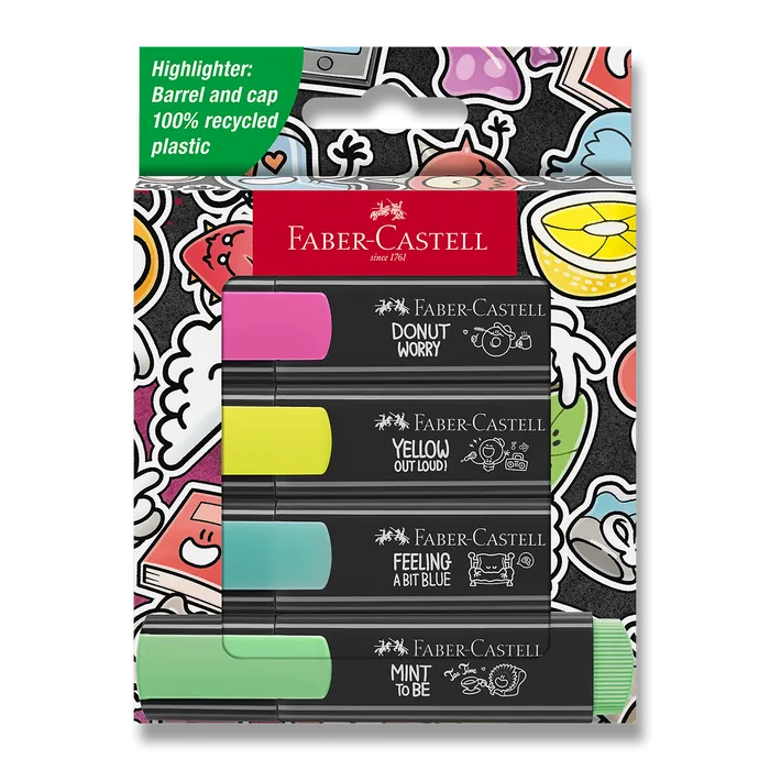 Termék főképe Zvýrazňovače Faber-Castell Textliner 46 Graffiti 4 ks