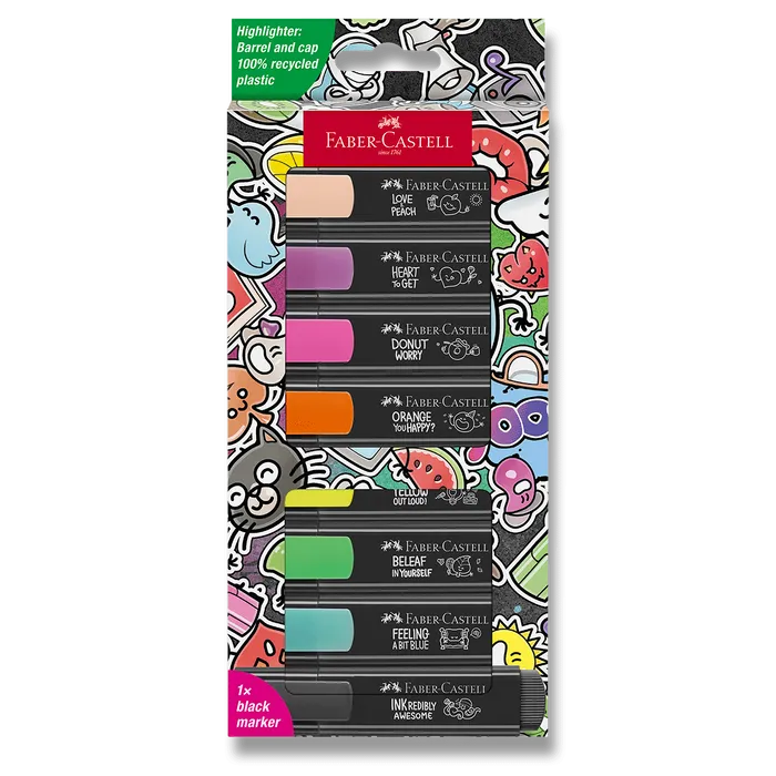 Termék főképe Zvýrazňovače Faber-Castell Textliner 46 Graffiti 8 ks