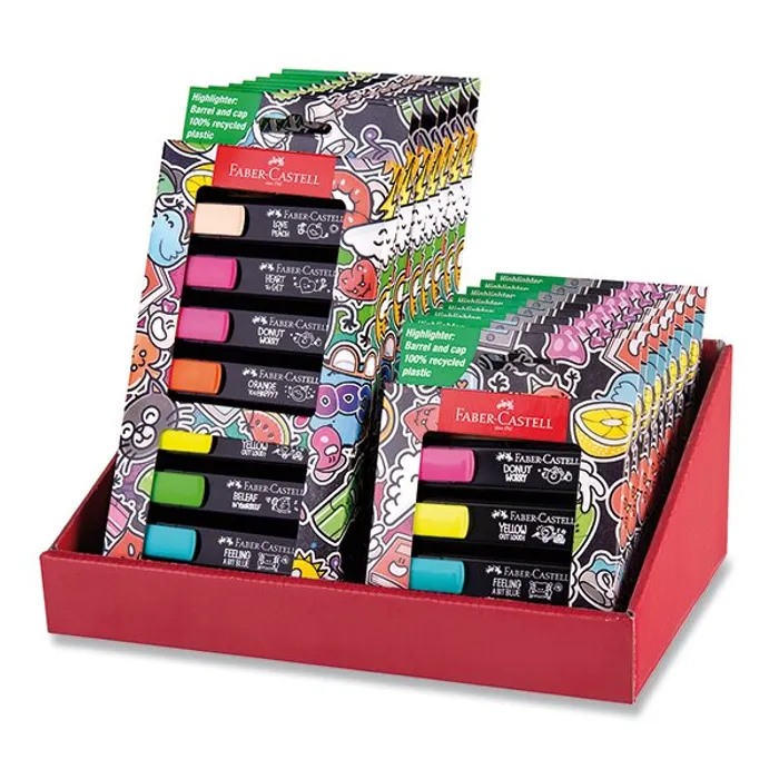 Termék főképe Zvýrazňovače Faber-Castell Textliner 46 Graffiti pultový stojánek