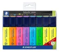 Kiemelők "Textsurfer classic 364", készlet, 6+2, 1-5 mm, STAEDTLER