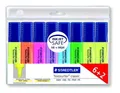 Kiemelők "Textsurfer classic 364", készlet, 6+2, 1-5 mm, STAEDTLER