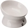 Emelt ergonomikus kerámia tál, 0,15 l/o 13 cm, fehér