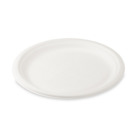 Papírenské zboží - Talíř kulatý BIO cukrová třtina průměr 26 cm [50 ks]
