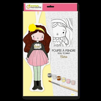Papírenské zboží - Kreativní sada Avenue Mandarine Doll to Paint Clara