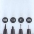 Papírenské zboží - Marker Faber-Castell Pitt Artist Pen Comic fekete, 4 db